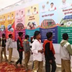 Students of Government SNG School saw the exhibition of development works